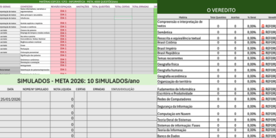 Controle de Simulados